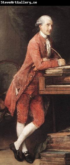 Thomas Gainsborough Portrait of Johann Christian Fischer